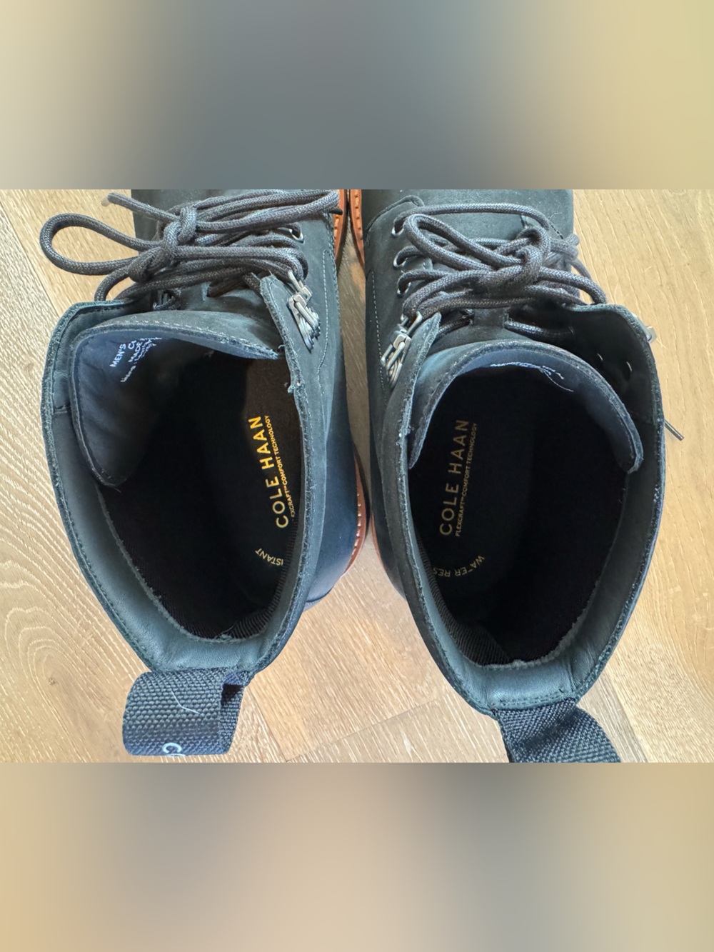 Cole Haan Black Chukka Boots - Picture 9 of 10